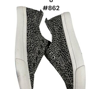 New Blowfish Cheetah Print Grey/Black Size 8
